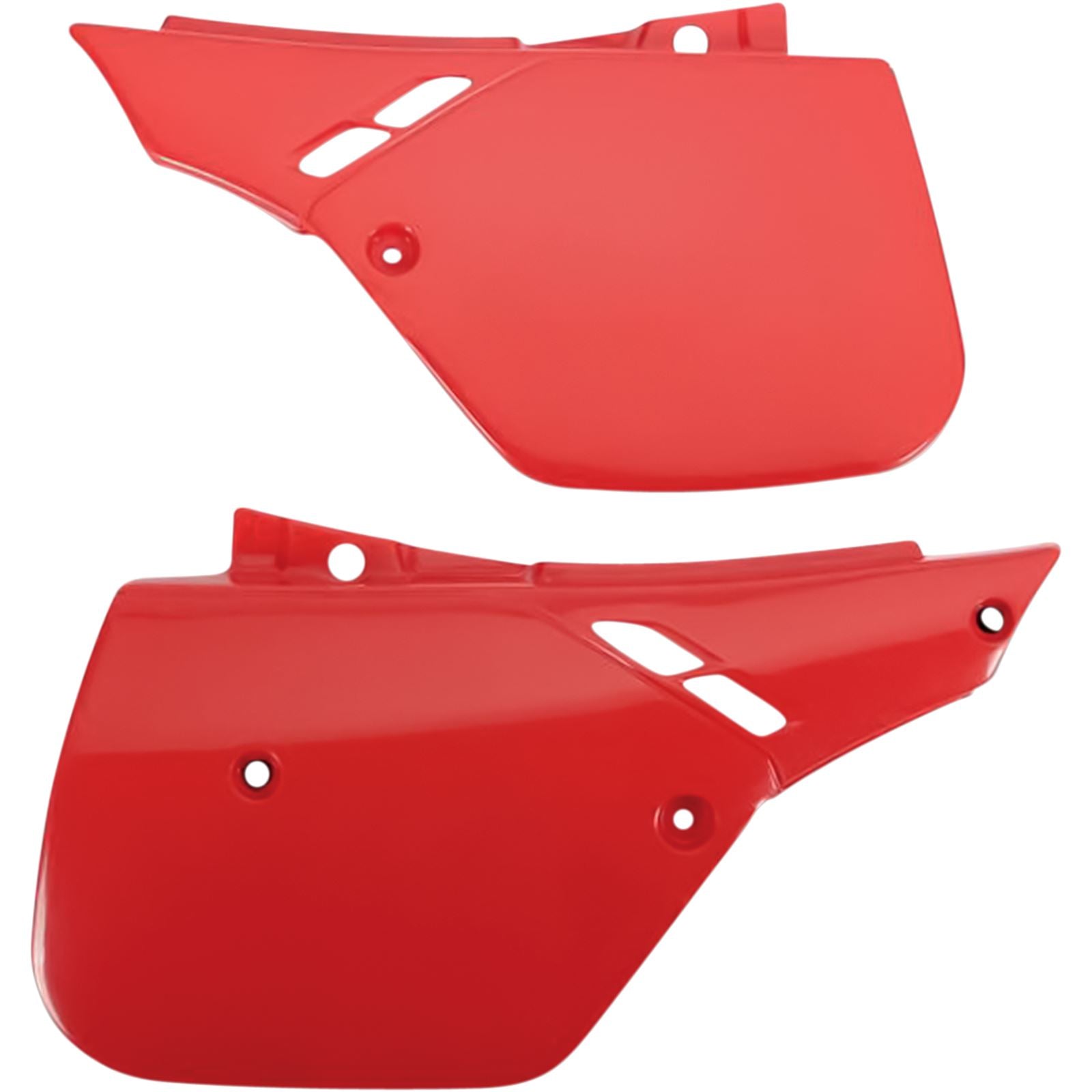 UFO Plastics Side Covers - CR125 '87-88 - Red [MPN: HO02604061]_487137
