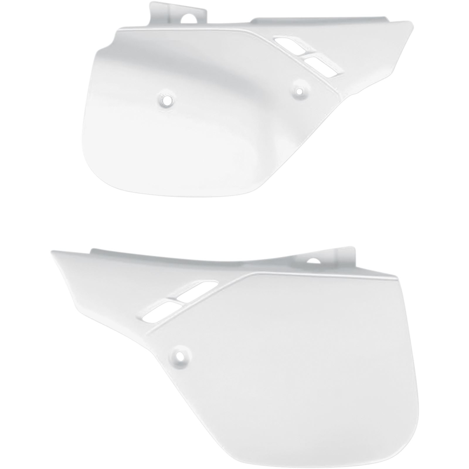 UFO Plastics Side Covers - CR125 '89-90 - White [MPN: HO02611041]_487139