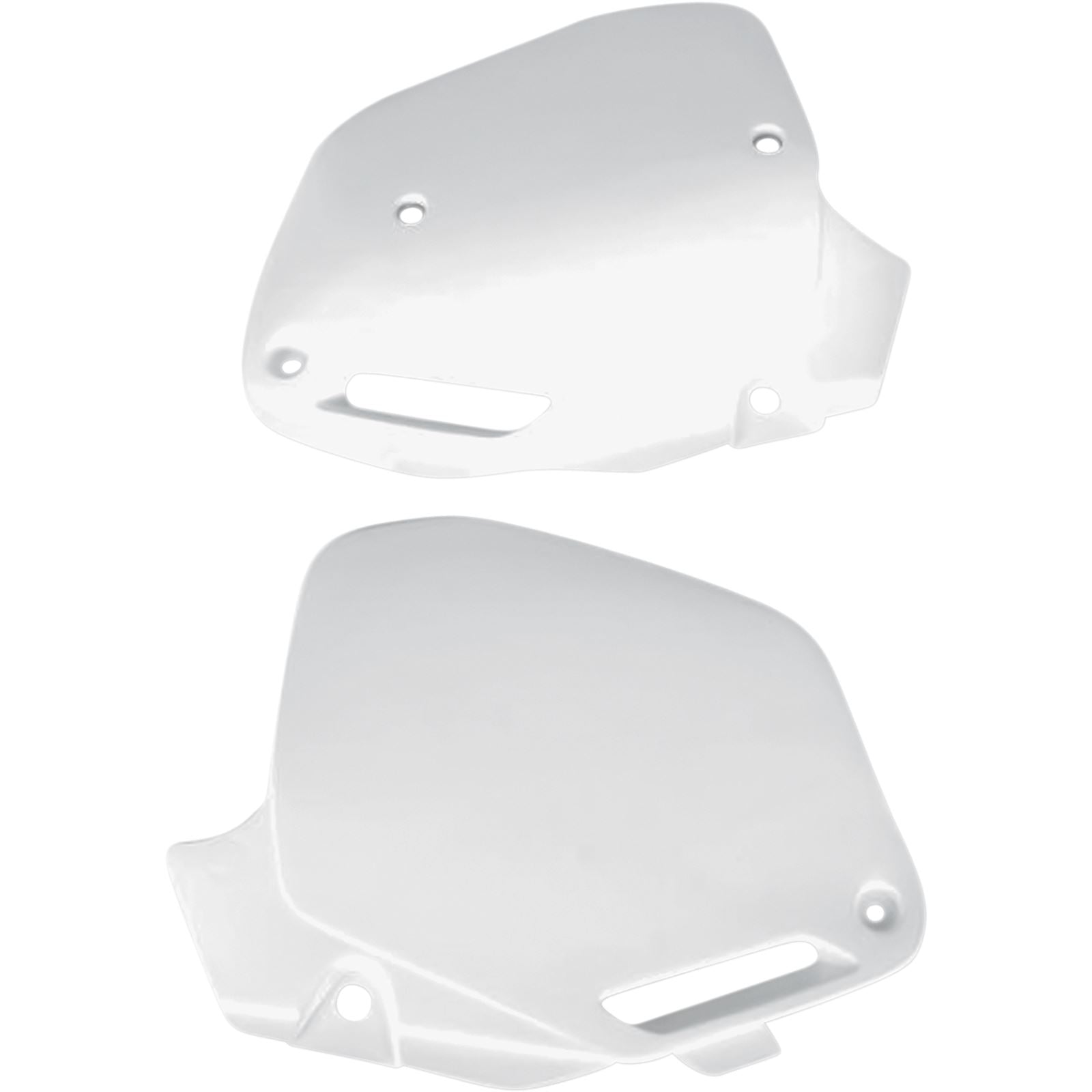 UFO Plastics Side Covers - CR125-500 '91 - White [MPN: HO02626041]_487141