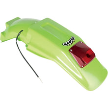 UFO Plastics Enduro Rear Fender with Light - Green - KDX200 [MPN: KA02715026]_487027