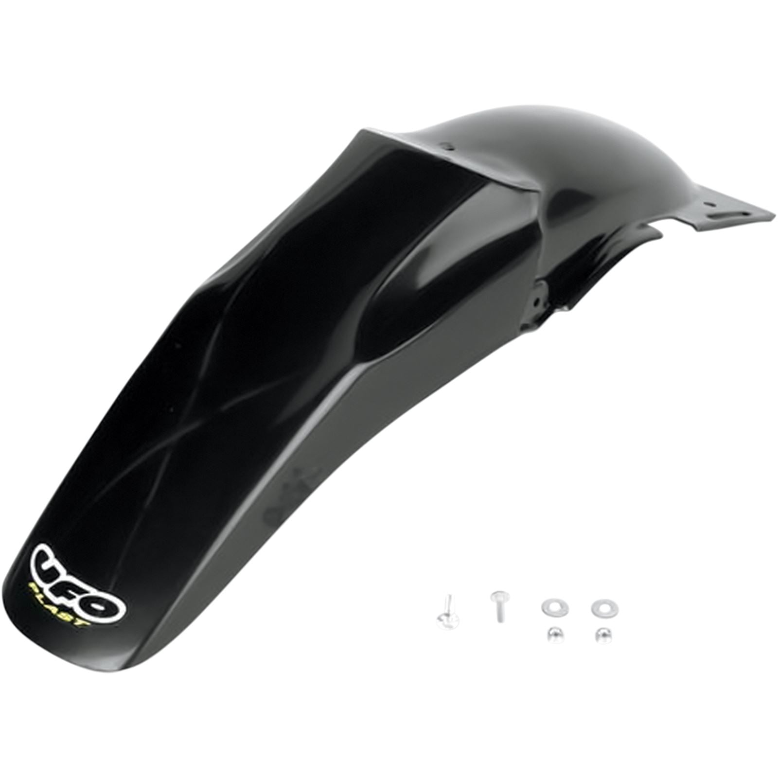 UFO Plastics MX Rear Fender - Black - '96-'00 RM125/250 [MPN: SU02957001]_486997