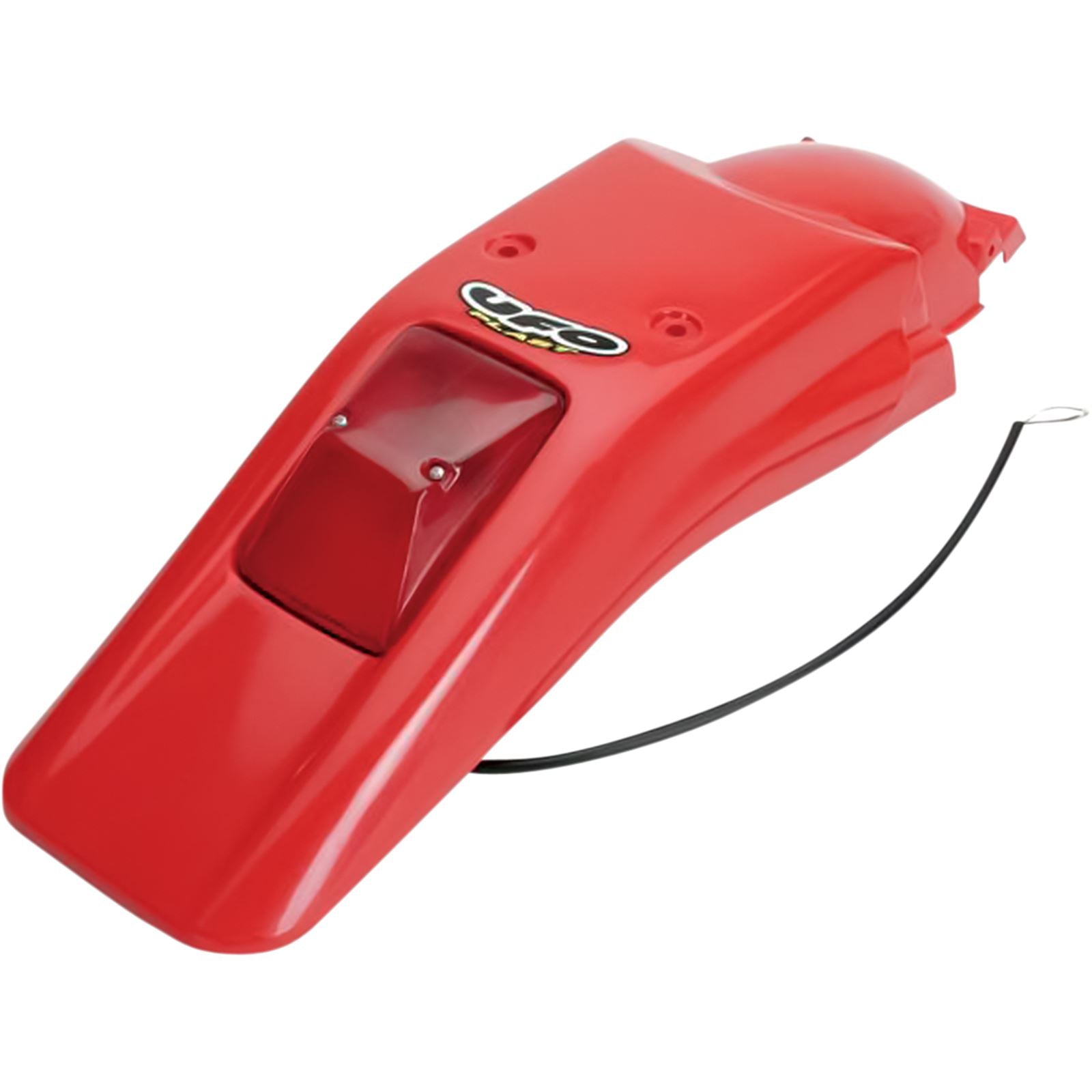 UFO Plastics Enduro Rear Fender with 21/5W Light - XR Red - '96-'04 XR250R/400R [MPN: HO03611069]_486970