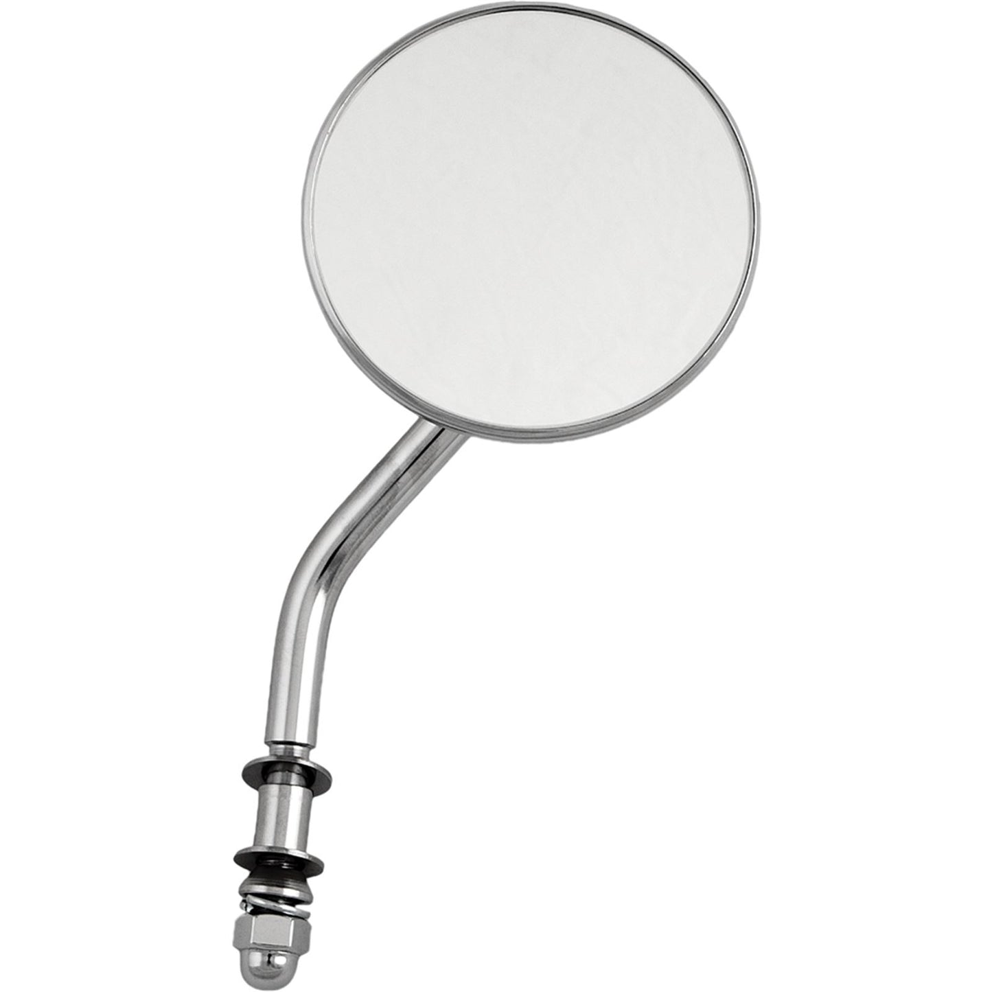 Harddrive Round Mirror with 4" Stem Chrome  Left/Right 3" 60-0016_235771