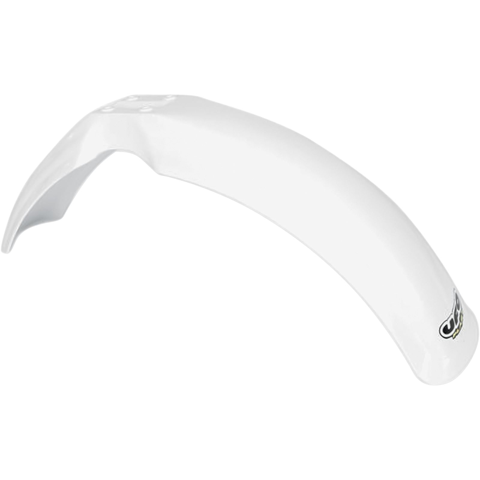 UFO Plastics Front Fender - White - '87-'91 YZ125/250/360/490 [MPN: YA02800046]_486919
