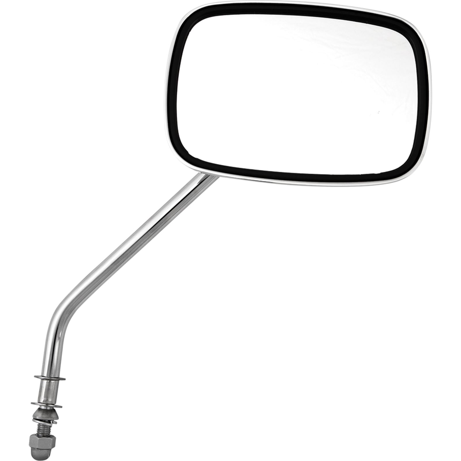 Harddrive Mirror OE Style 8" Stem Left/Right Chrome  Left/Right 5x3.5" 30-851_236577