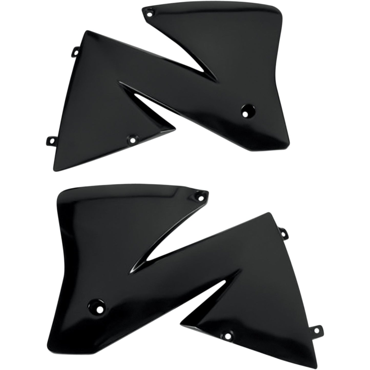 UFO Plastics Radiator Shrouds - EXC - Black [MPN: KT03066001]_487133