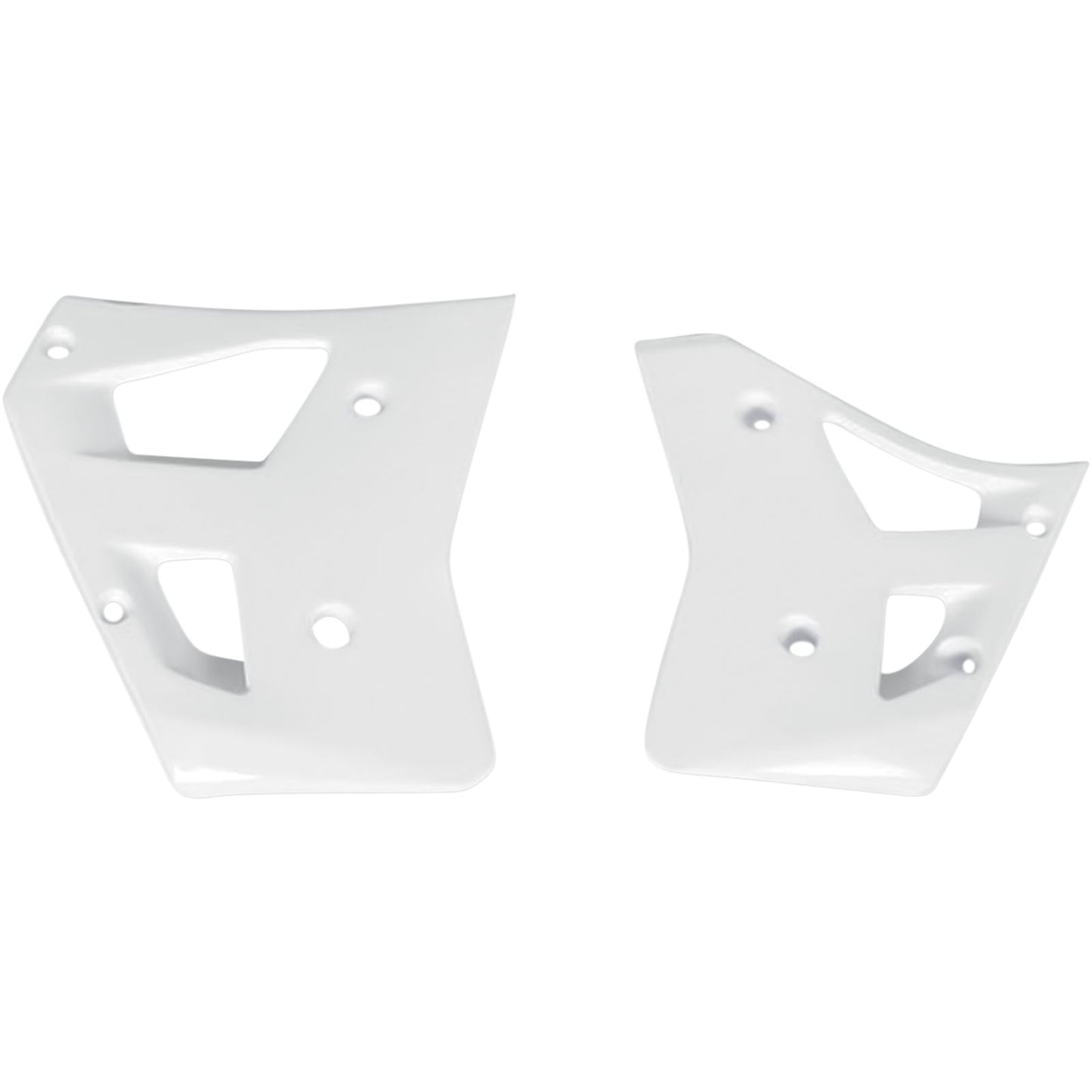 UFO Plastics Radiator Shrouds - YZ250 '90-92 - White [MPN: YA02823046]_487115