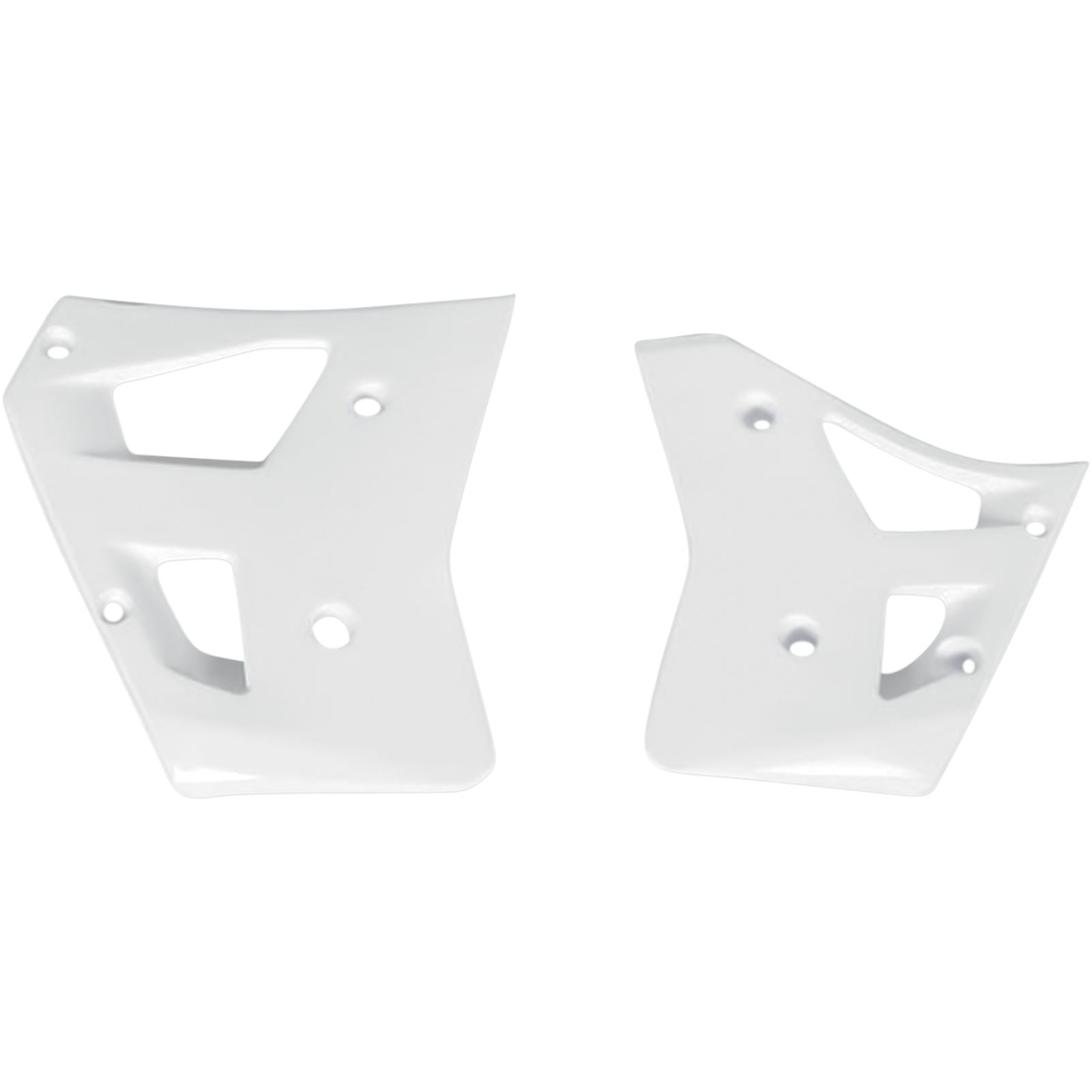 UFO Plastics Radiator Shrouds - YZ250 '90-92 - White [MPN: YA02823046]_487115