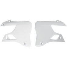 UFO Plastics Radiator Shrouds for Yamaha YZ125/250 - White [MPN: YA02898046]_487118