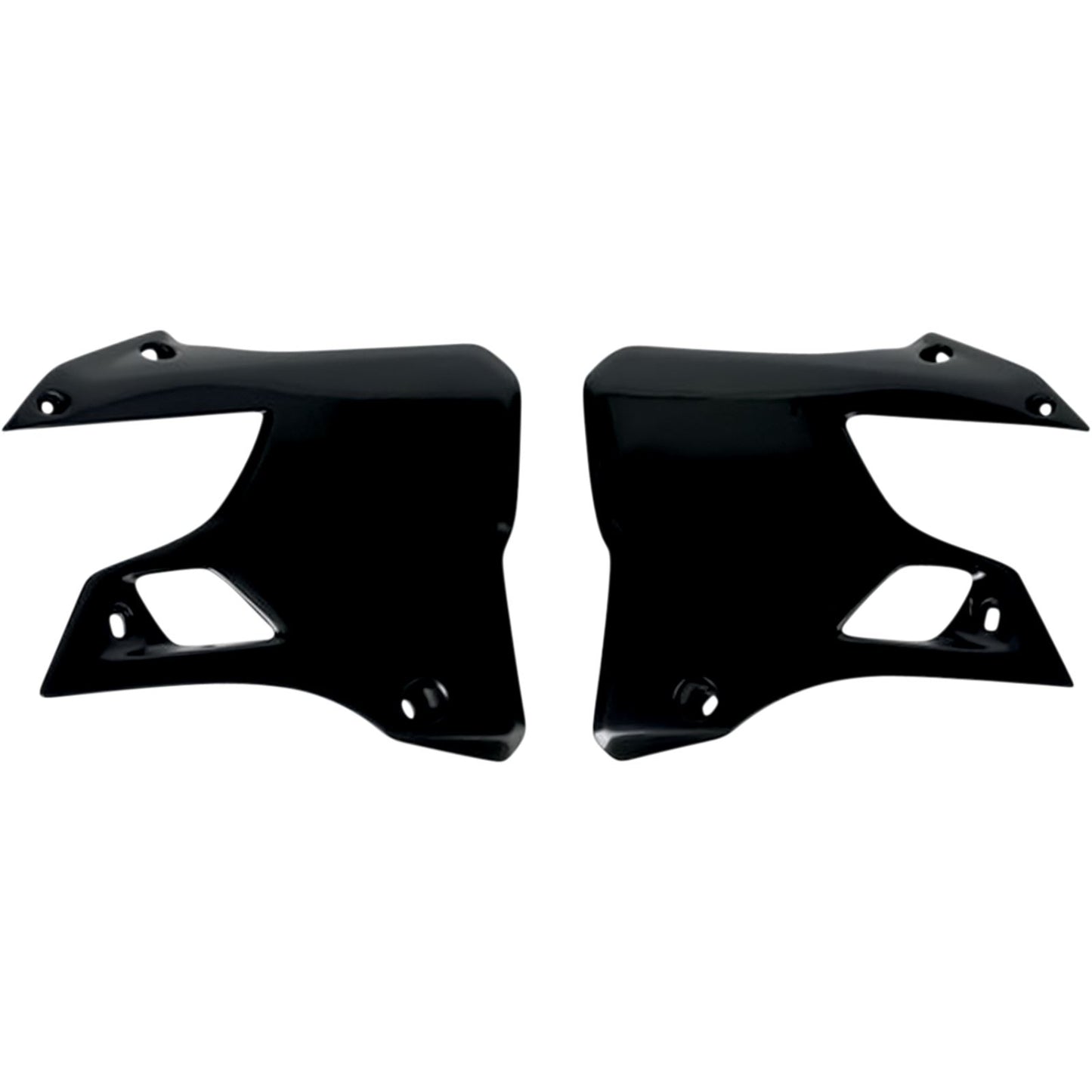 UFO Plastics Radiator Shrouds - YZ125/250 '96-00 - Black [MPN: YA02898001]_487119
