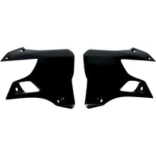 UFO Plastics Radiator Shrouds - YZ125/250 '96-00 - Black [MPN: YA02898001]_487119