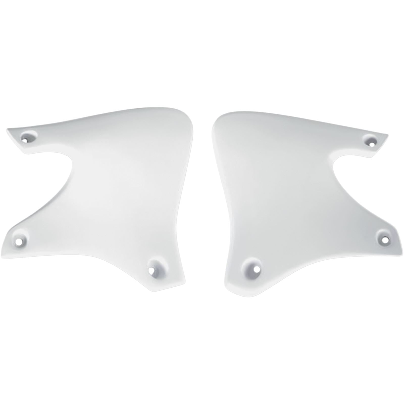 UFO Plastics Radiator Shrouds - YZ400F '98-00 - White [MPN: YA03810046]_487121