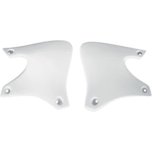 UFO Plastics Radiator Shrouds - YZ400F '98-00 - White [MPN: YA03810046]_487121