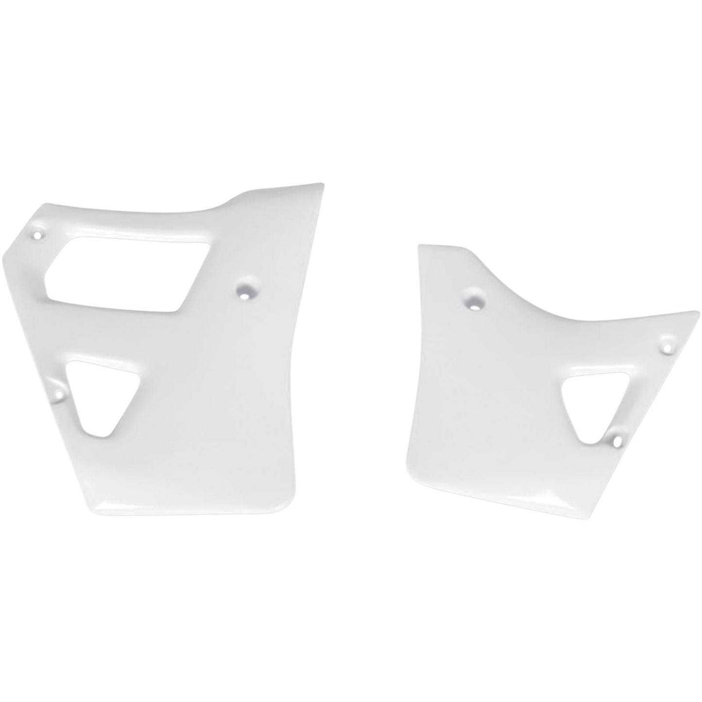 UFO Plastics Radiator Shrouds - YZ125-250 '89 - White [MPN: YA02815046]_487114