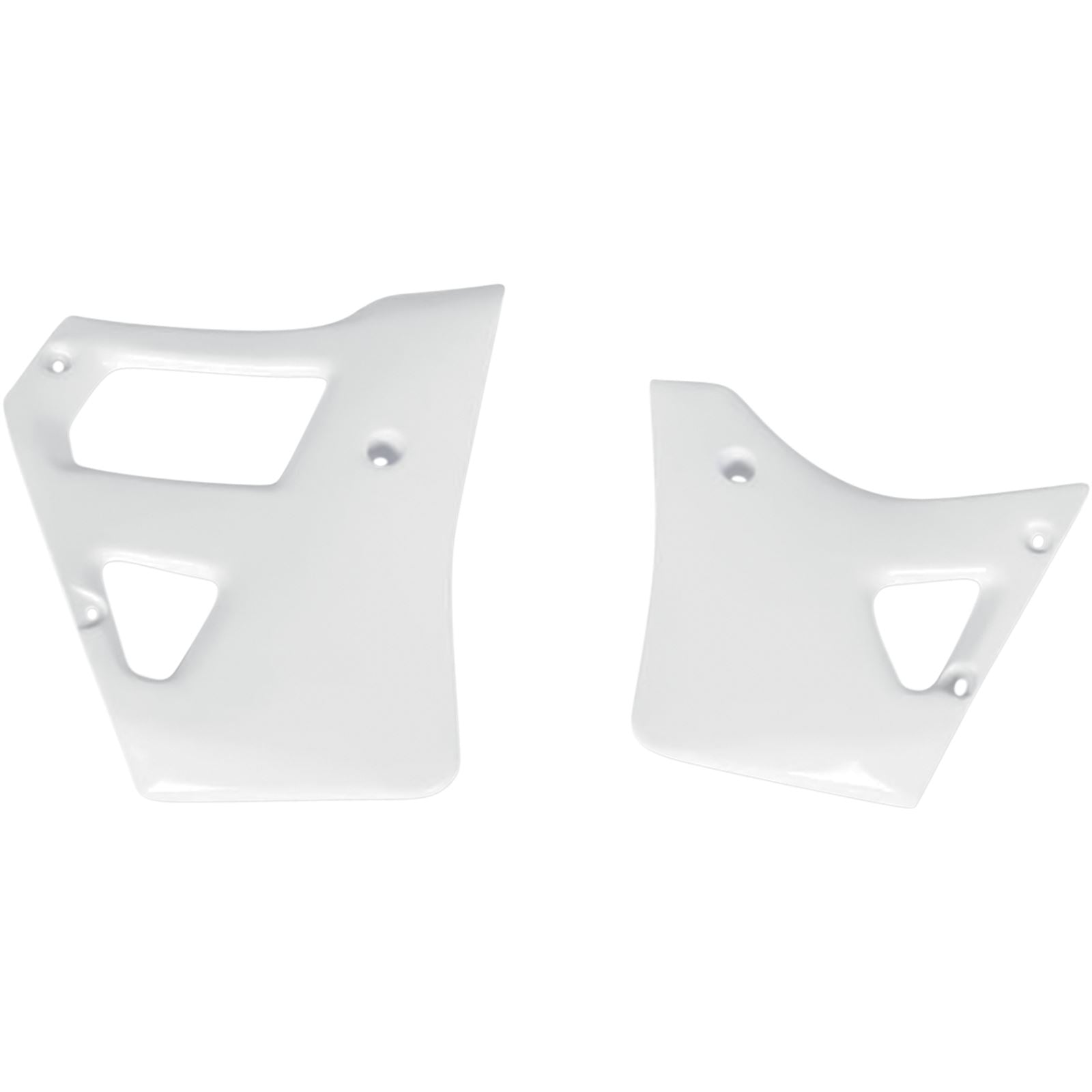 UFO Plastics Radiator Shrouds - YZ125-250 '89 - White [MPN: YA02815046]_487114