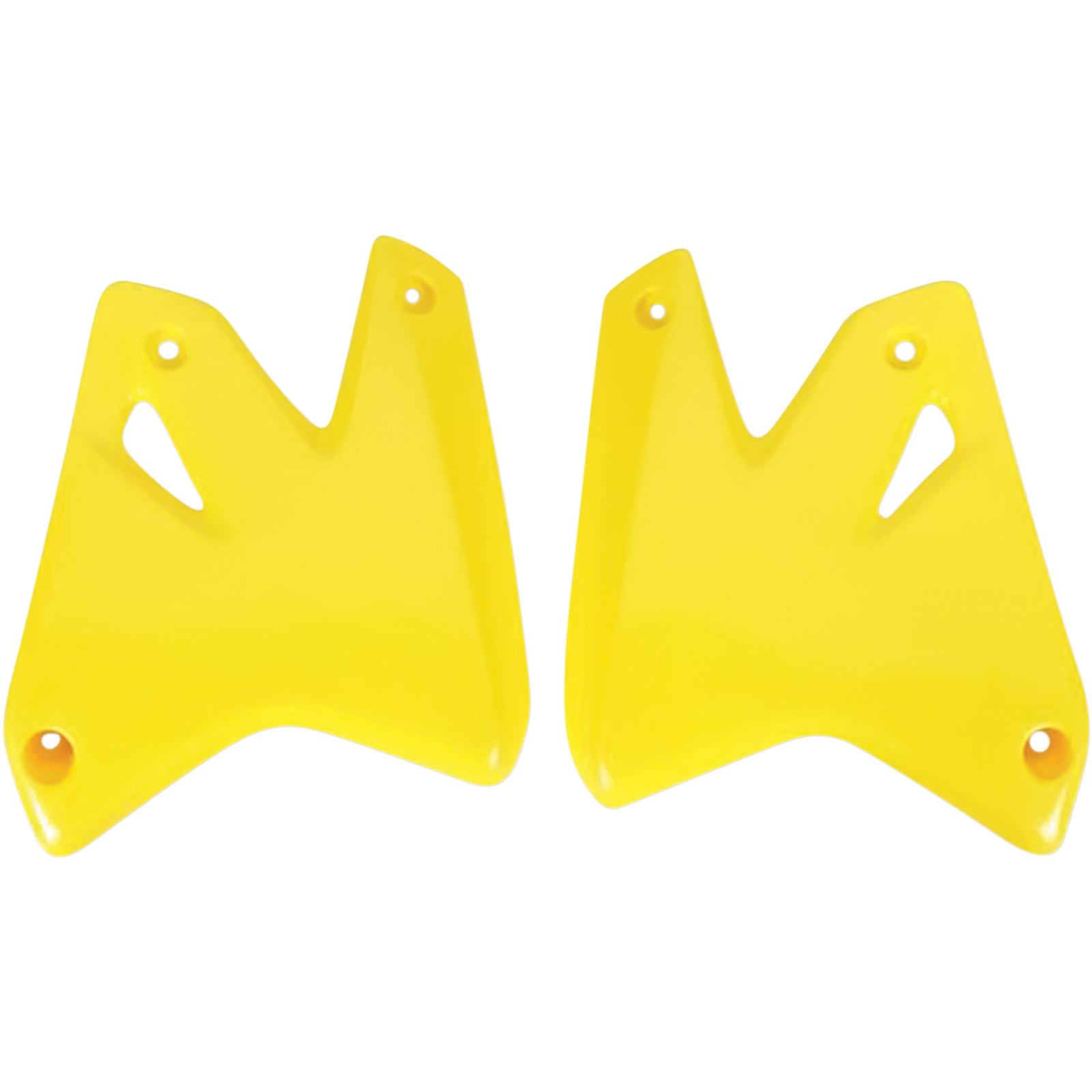 UFO Plastics Radiator Shrouds - Yellow - DRZ 400 [MPN: SU03978101]_487106