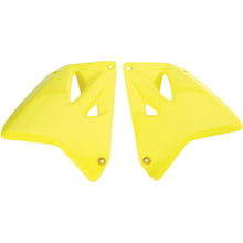UFO Plastics Radiator Shrouds - Fluorescent Yellow - RM 125/250 [MPN: SU03987102]_487108