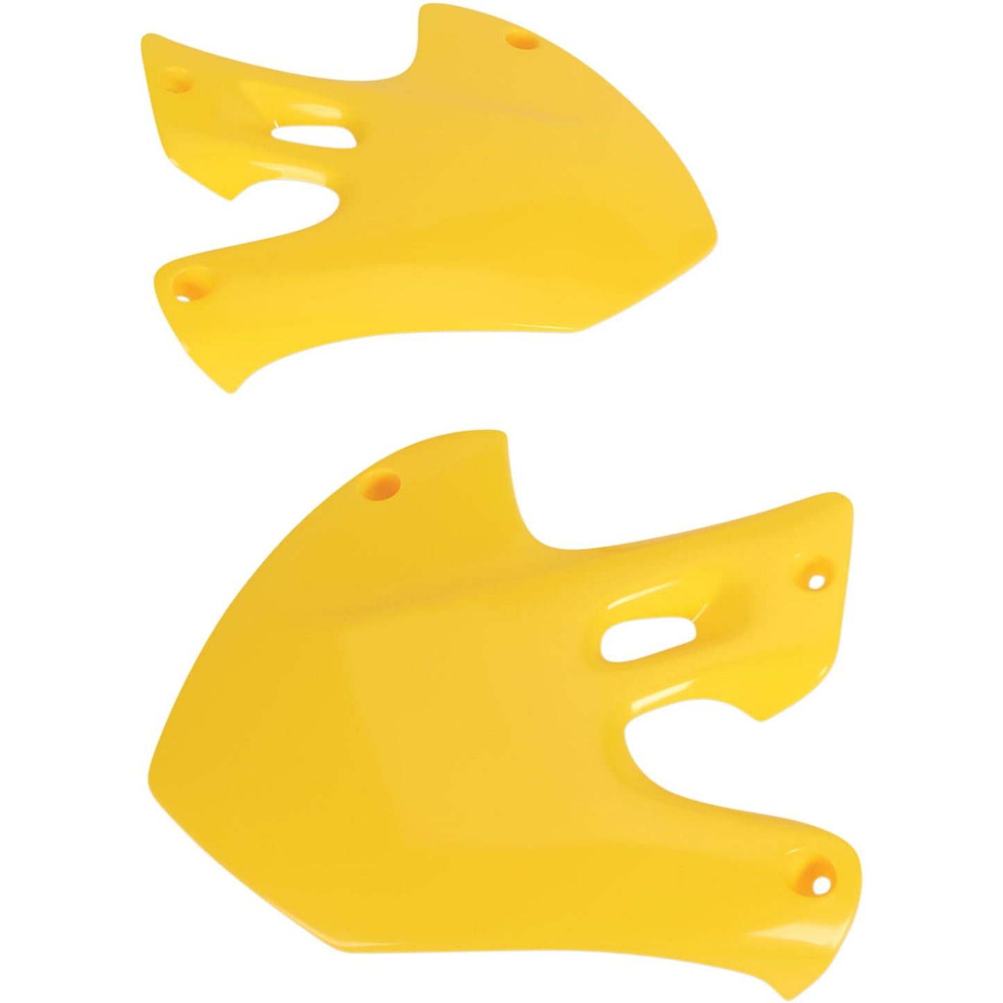 UFO Plastics Radiator Shrouds - RM Yellow - 125/250 '99-00 [MPN: SU03903101]_487104