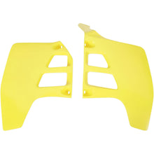 UFO Plastics Radiator Shrouds - RM Yellow - 125 '89-91 [MPN: SU02908101]_487097