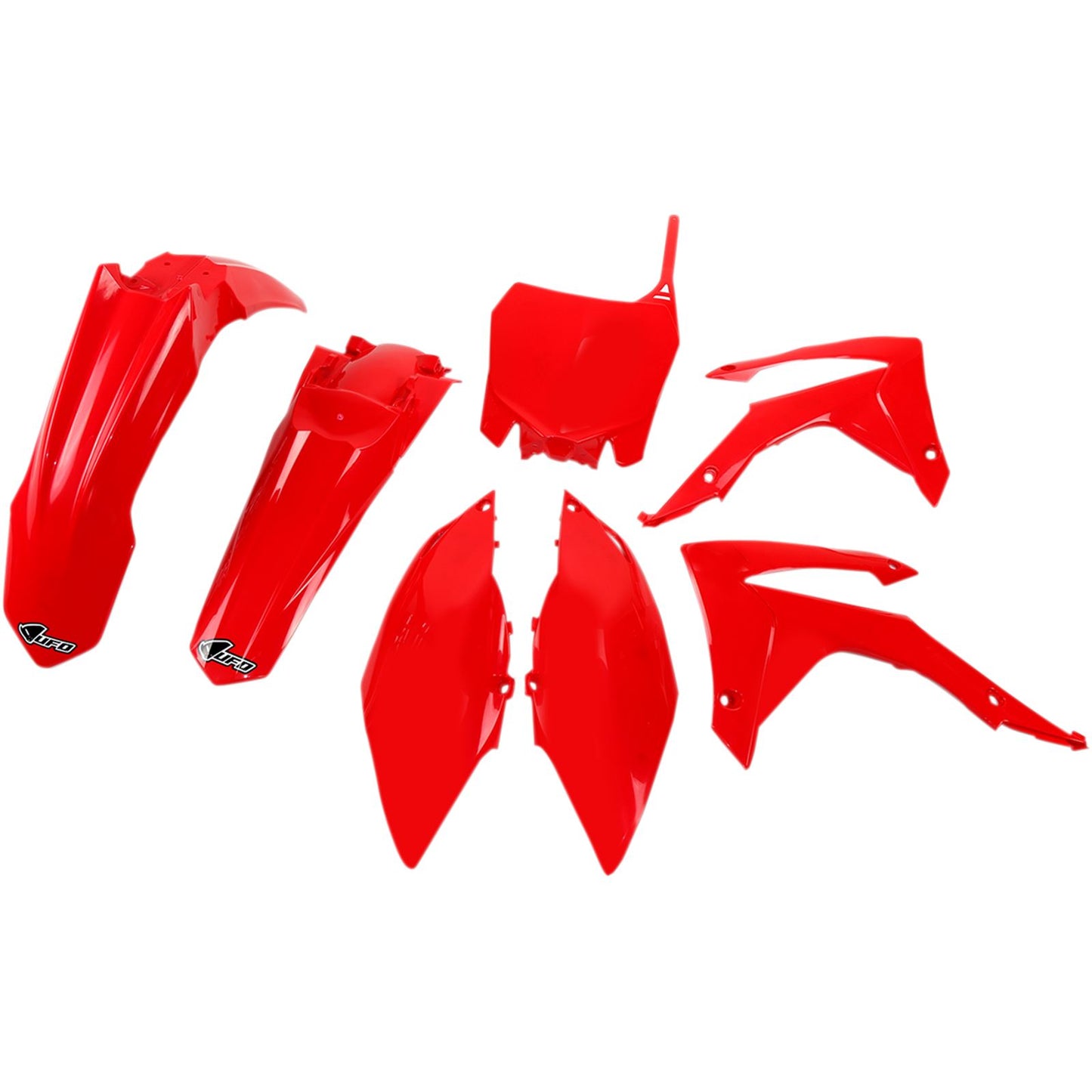 UFO Plastics Replacement Body Kit - Red/White - '14-'17 CRF250R/'13-'16 CRF450R [MPN: HOKIT116070]_488124