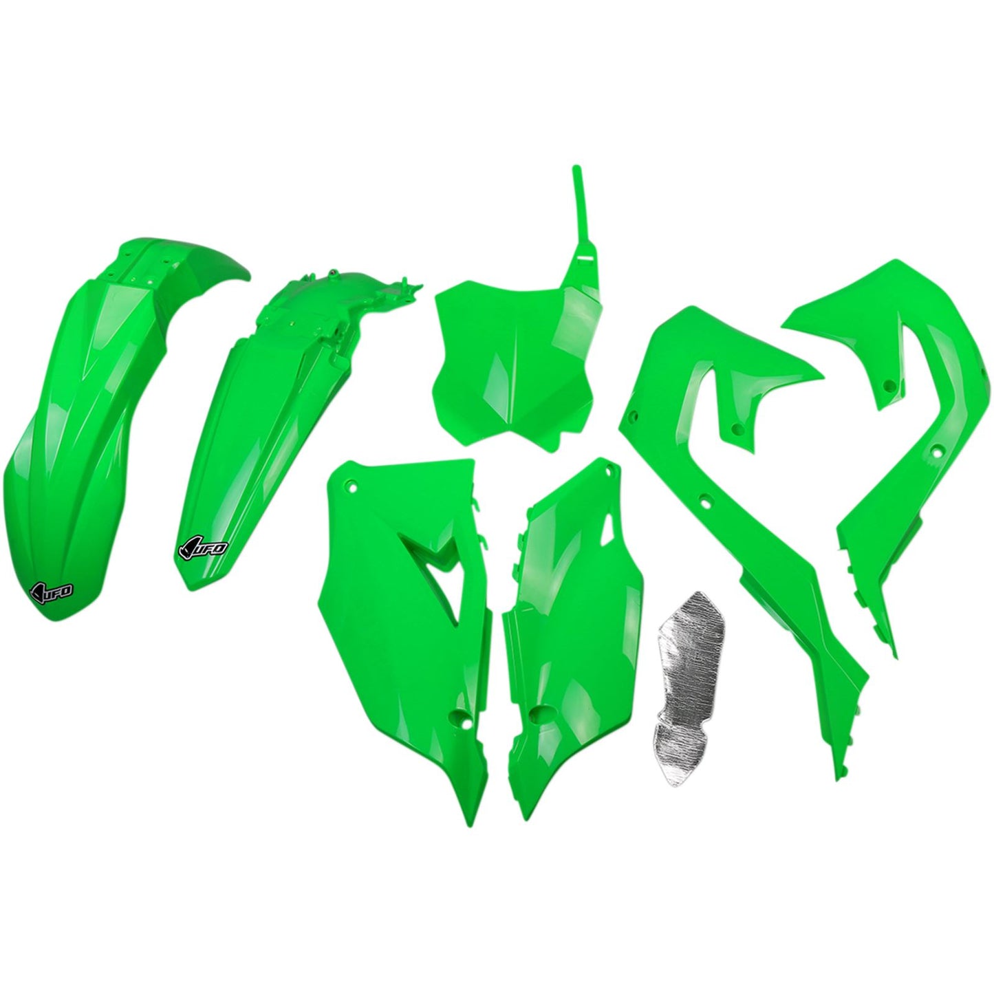 UFO Plastics Body Kit - Fluorescent Green - KX450F [MPN: KAKIT227AFLU]_488118