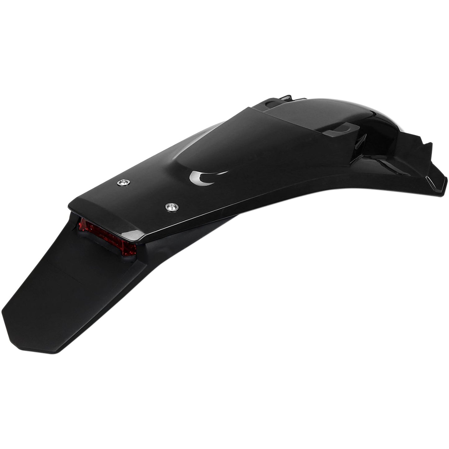 UFO Plastics Enduro Rear Fender with Light - Black [MPN: HU03388001]_488086