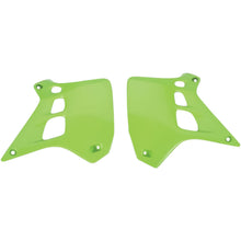 UFO Plastics Radiator Shroud - KX 250 '90-91 - Green [MPN: KA02729026]_487085