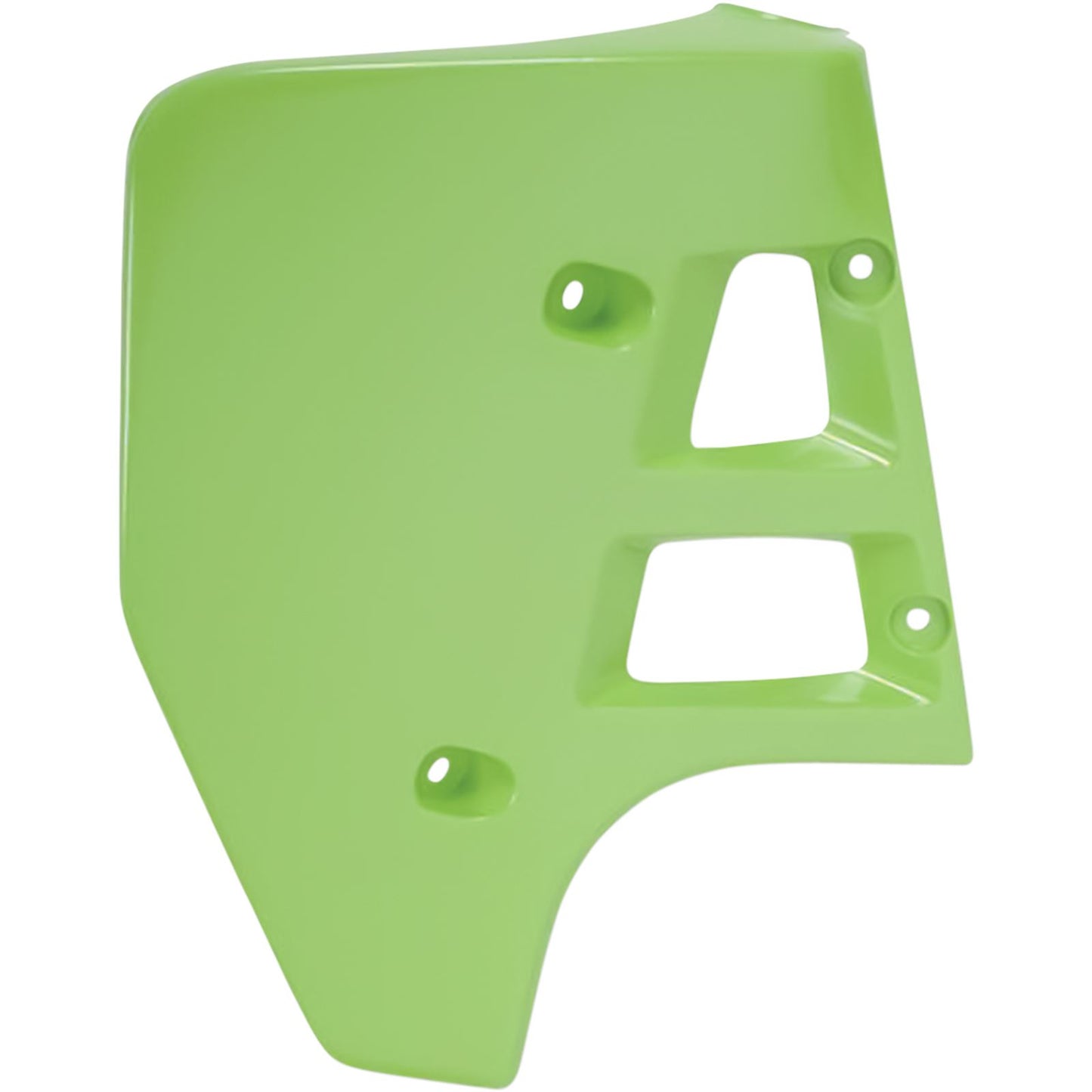 UFO Plastics Radiator Shroud - KX 125 88-89 - Green [MPN: KA02711026]_487082