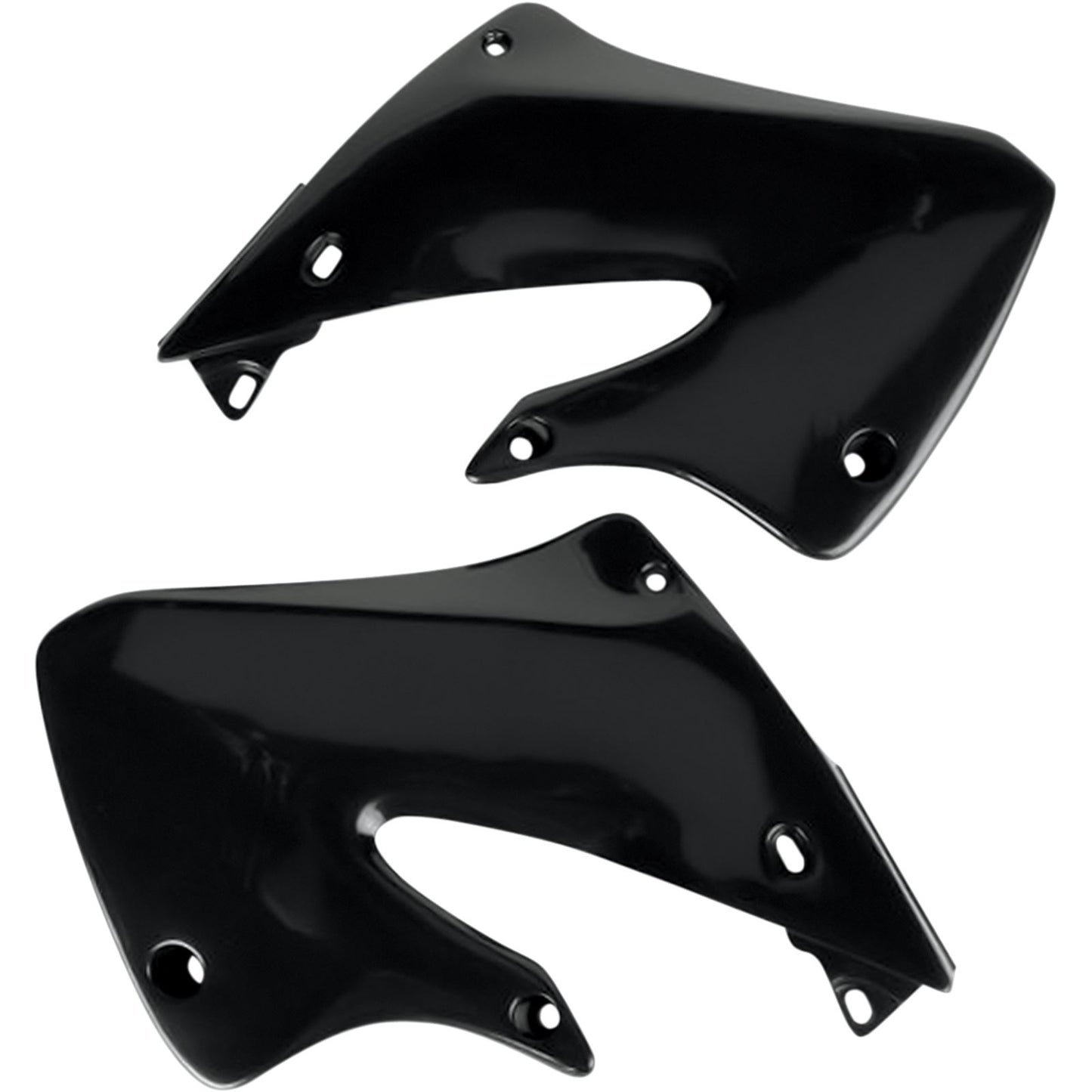 UFO Plastics Radiator Covers - CR 250 '97-99 - Black [MPN: HO03601001]_487070