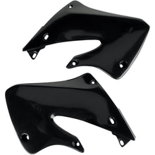 UFO Plastics Radiator Covers - CR 250 '97-99 - Black [MPN: HO03601001]_487070