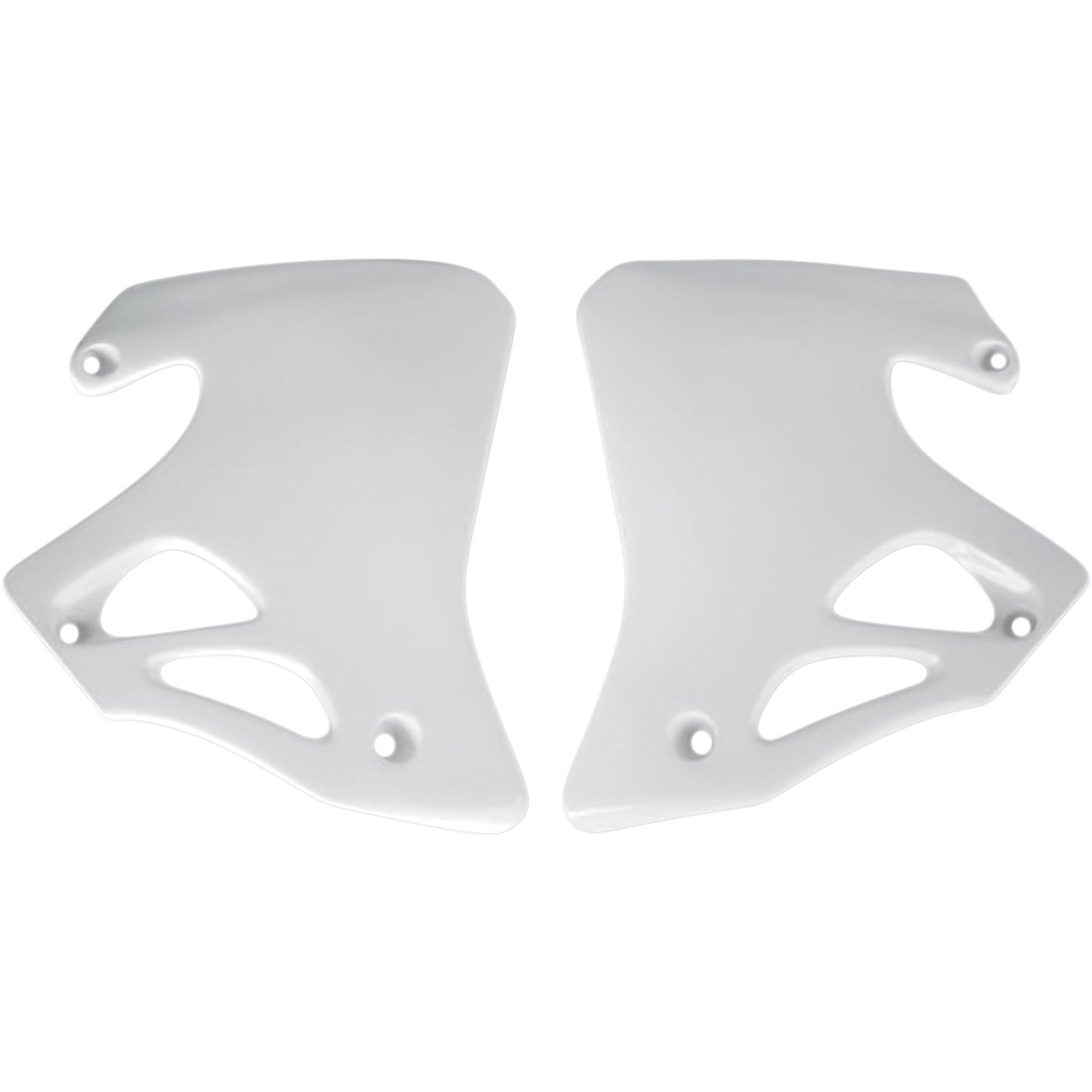 UFO Plastics Radiator Covers - CR 125-250 '95-6 - White [MPN: HO02672041]_487065