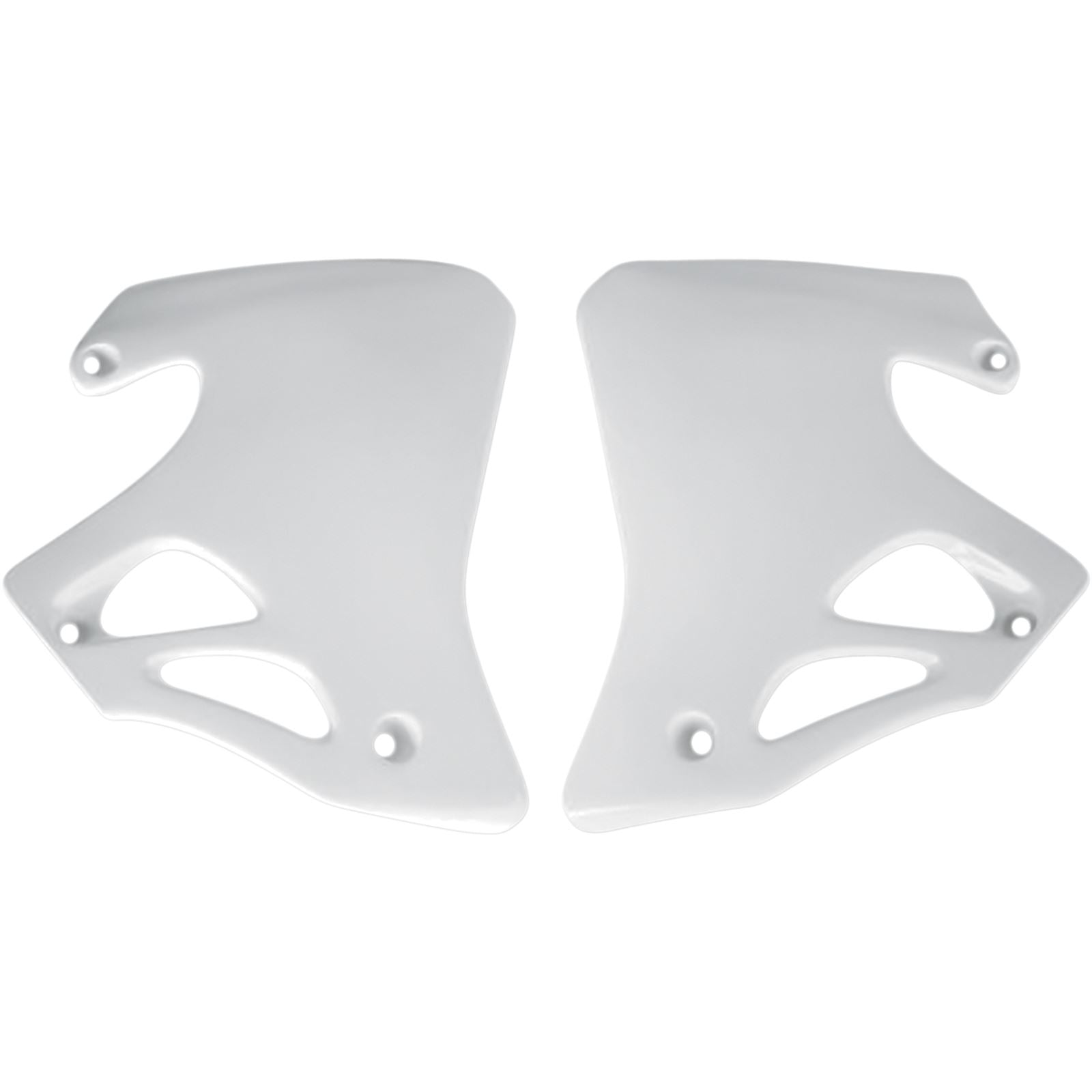 UFO Plastics Radiator Covers - CR 125-250 '95-6 - White [MPN: HO02672041]_487065