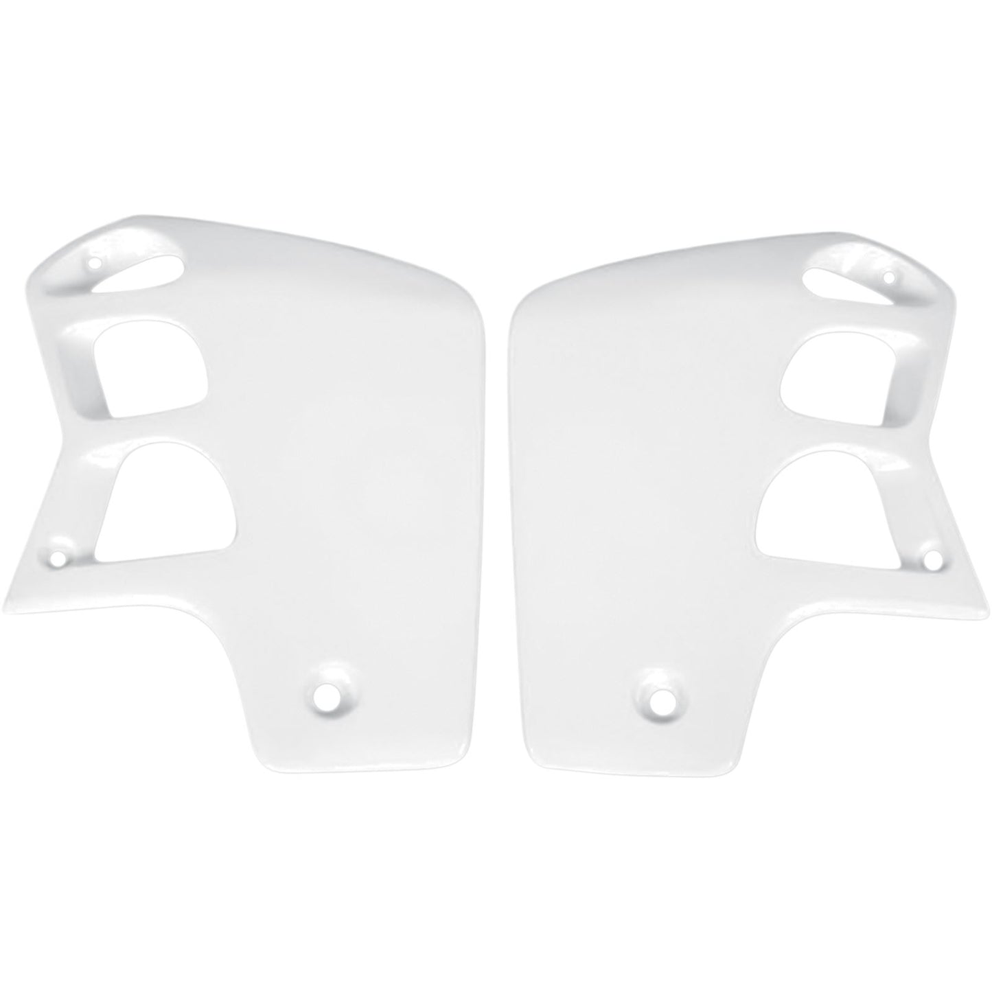 UFO Plastics Radiator Covers - CR 500 '89-00 - White [MPN: HO02620041]_487058