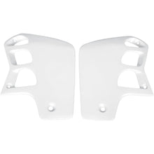 UFO Plastics Radiator Covers - CR 500 '89-00 - White [MPN: HO02620041]_487058