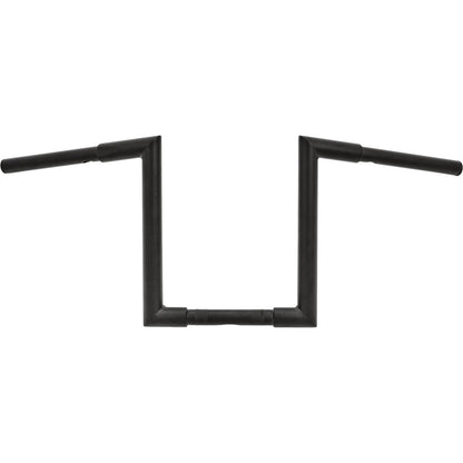 Harddrive Handlebar Z-Bar 1 1/4" Knurl 82-Up 31.5W 12" Rise Satin 21-356BK_1478641