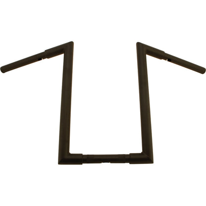 Harddrive Handlebar Z-Bar 1 1/4" Knurl 82-Up 31.5W 16" Rise Satin 21-368BK_237047