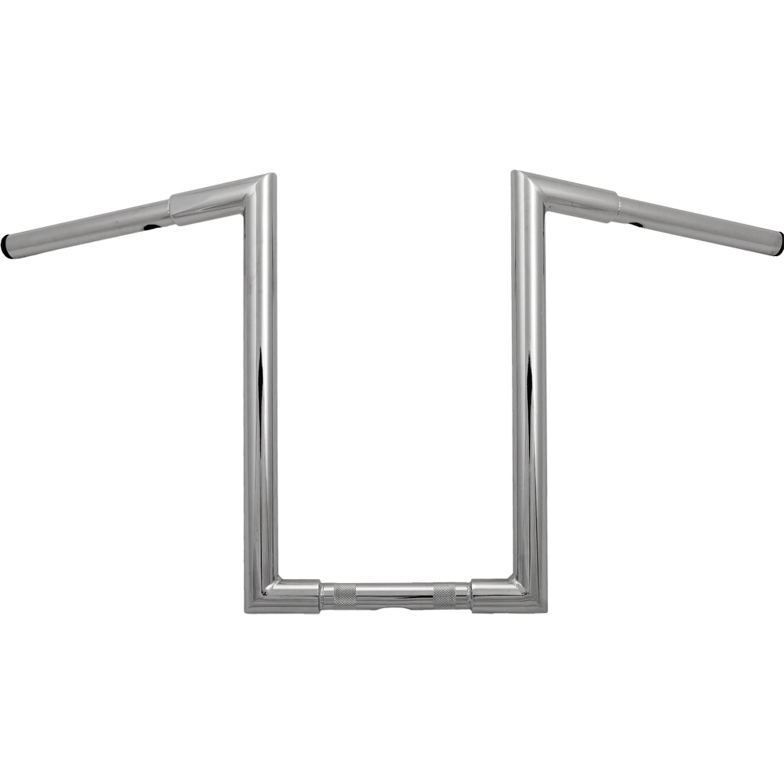 Harddrive Handlebar Z-Bar 1 1/4" Knurl 82-Up 31.5W 16" Rise Chrome  21-368_237348