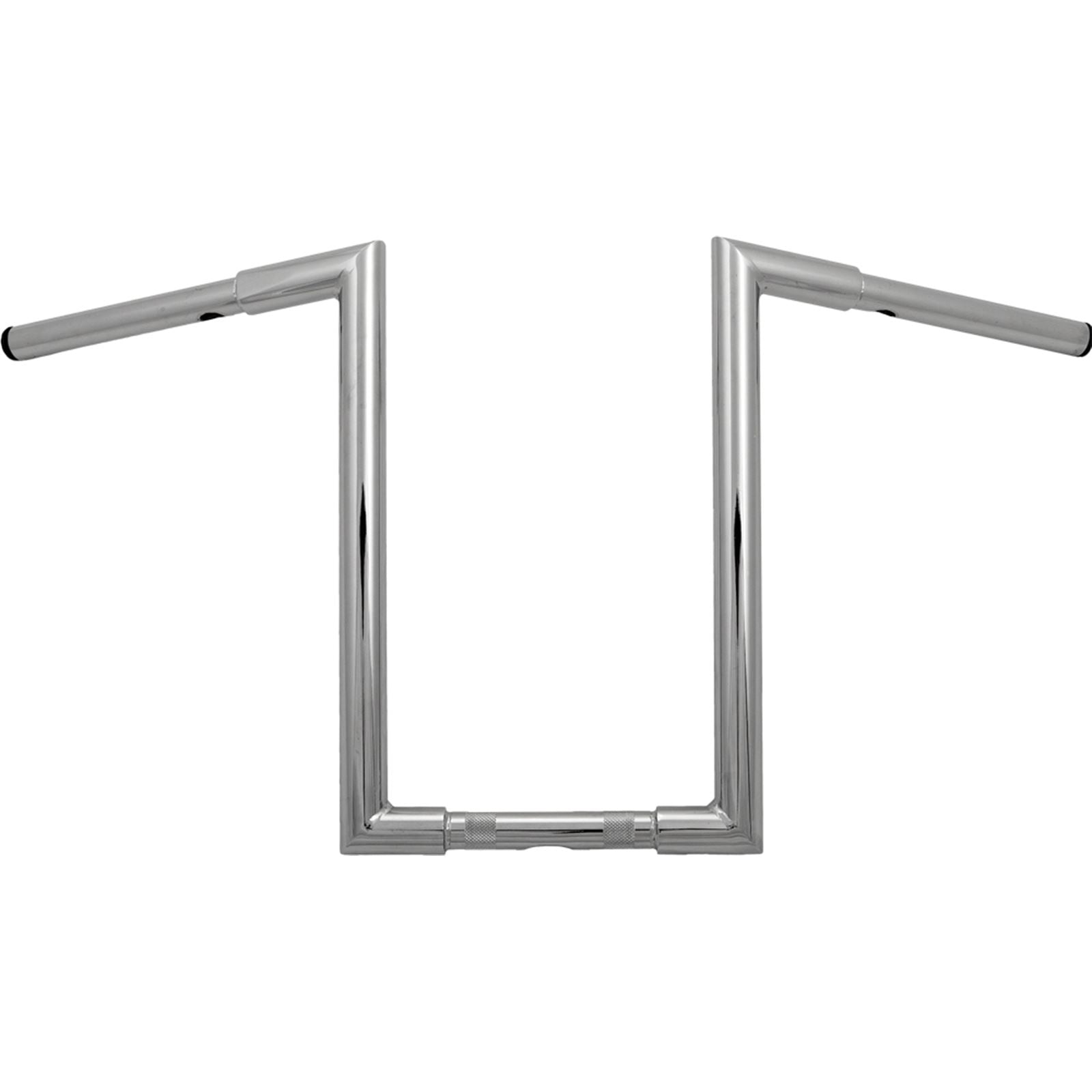 Harddrive Handlebar Z-Bar 1 1/4" Knurl 82-Up 31.5W 16" Rise Chrome  21-368_1478644