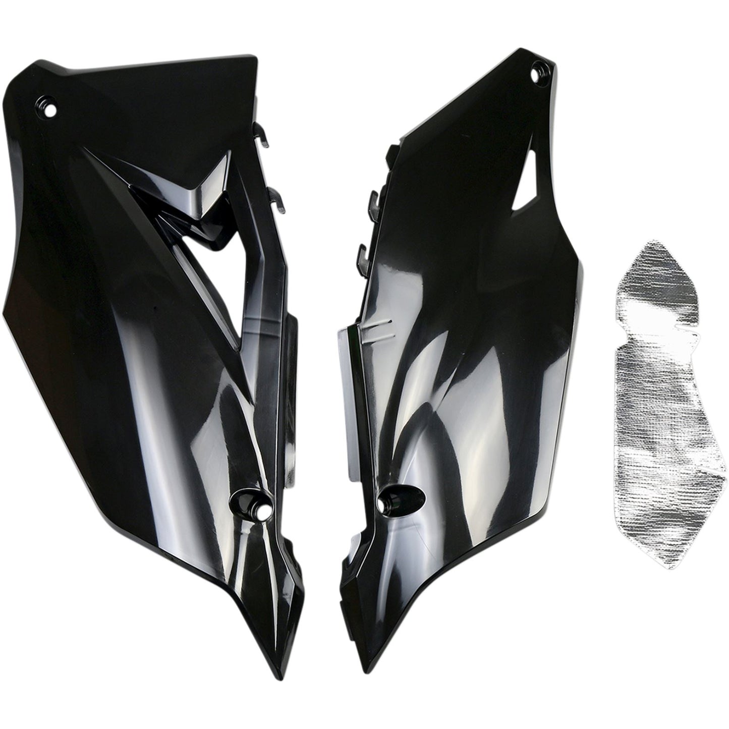 UFO Plastics Side Panels - KX 450 F - Black [MPN: KA04752001]_486805