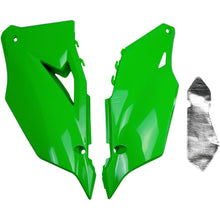 UFO Plastics Side Panels - KX 450 F - Fluorescent Green [MPN: KA04752026]_486806