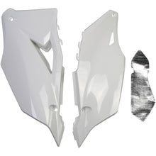 UFO Plastics Side Panels - KX 450 F - White [MPN: KA04752047]_486807