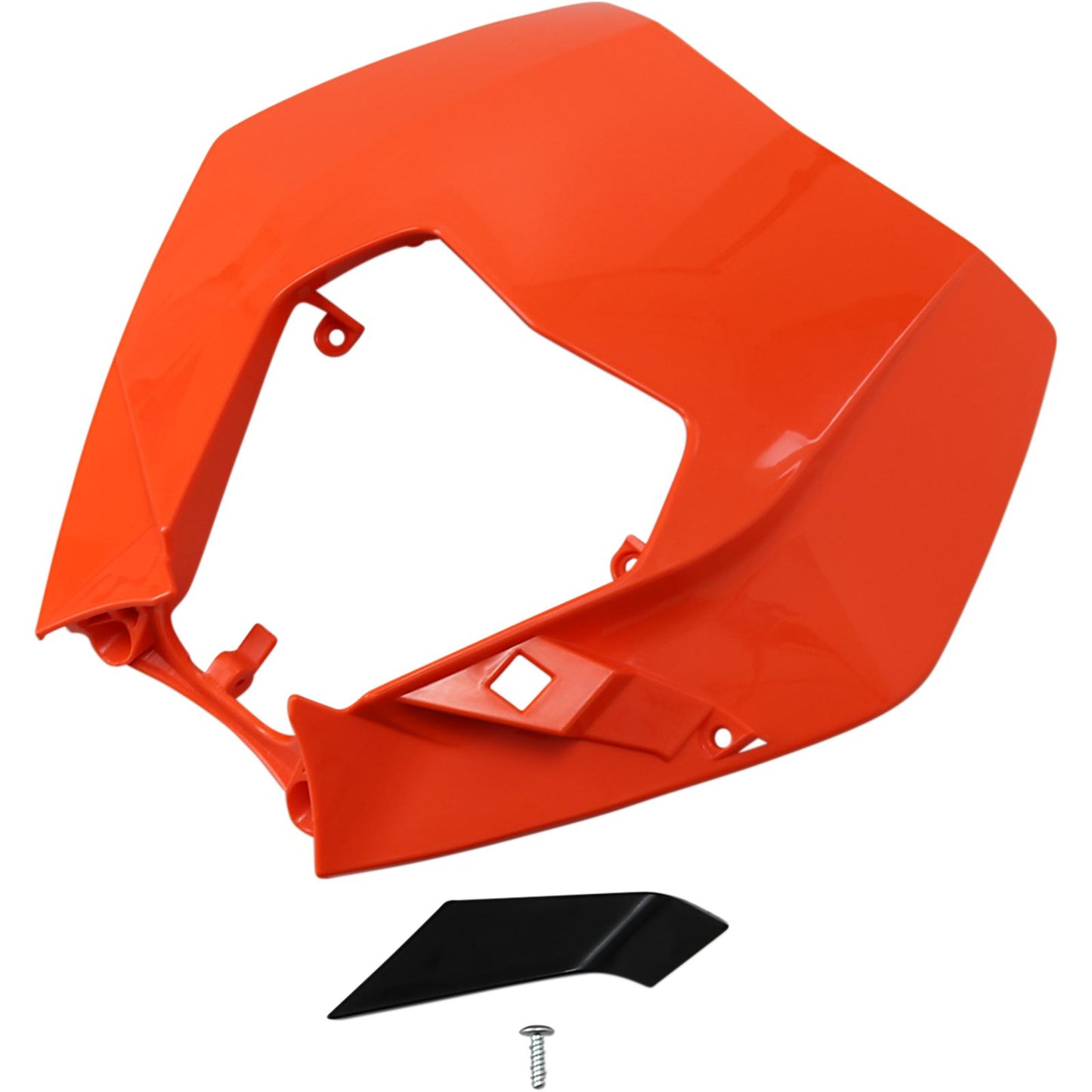 UFO Plastics Headlight Plastic - Orange for KTM [MPN: KT04090127]_486788
