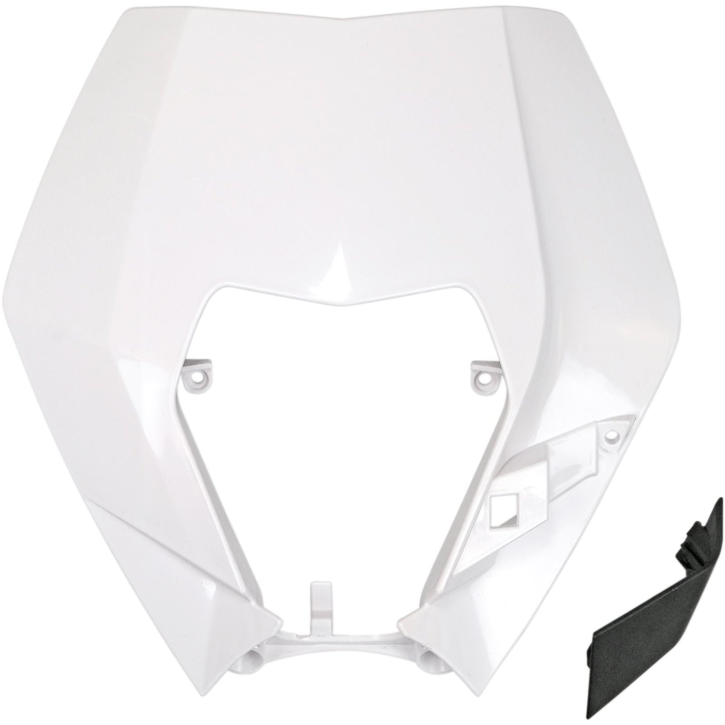 UFO Plastics Headlight Plastic - White for KTM [MPN: KT04090047]_486791