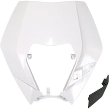 UFO Plastics Headlight Plastic - White for KTM [MPN: KT04090047]_486791