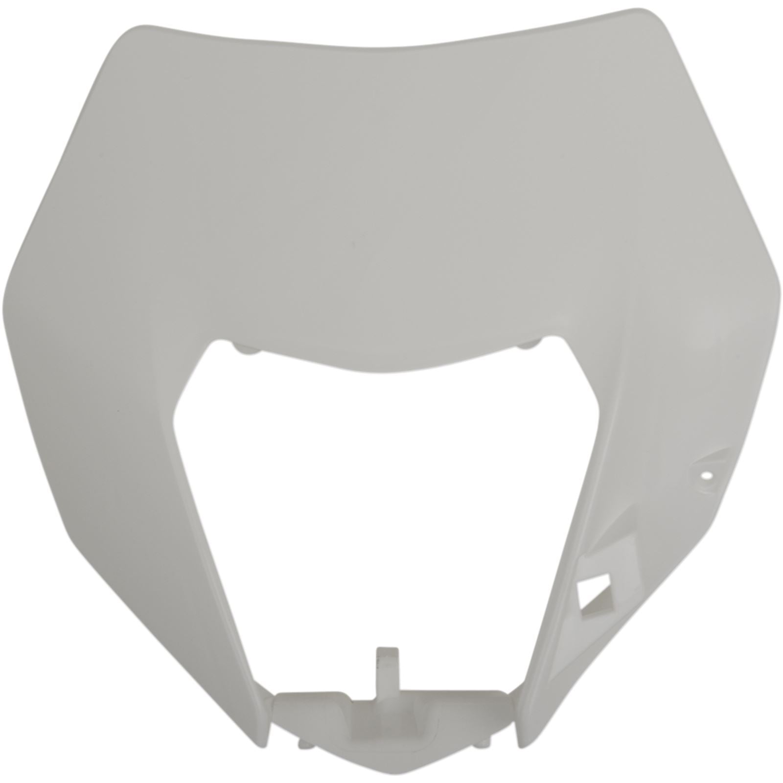 UFO Plastics Headlight Plastic - White for KTM [MPN: KT04095047]_486794