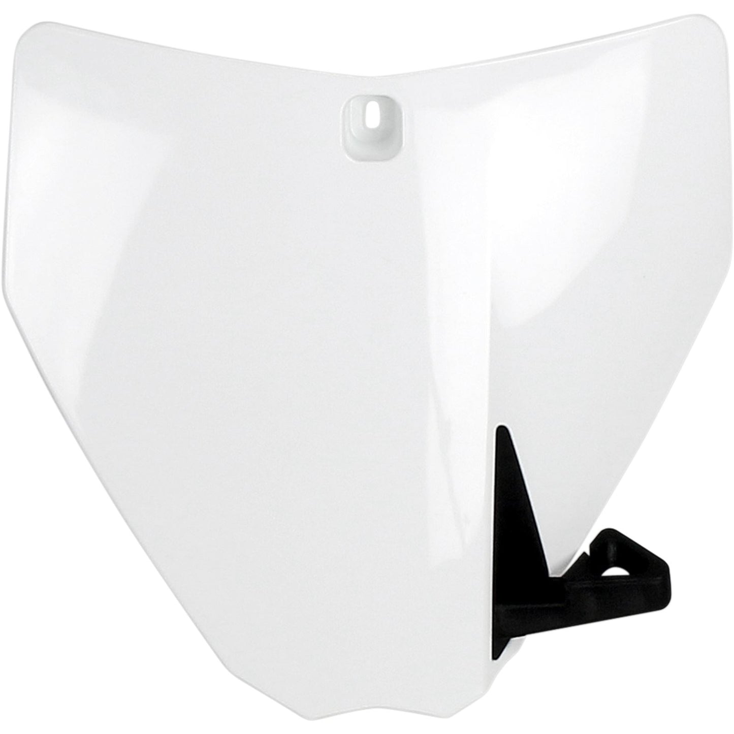 UFO Plastics Front Number Plate - White for Husqvarna [MPN: HU03355041]_486603