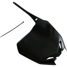 UFO Plastics Front Number Plate - Black [MPN: SU04919001]_486552