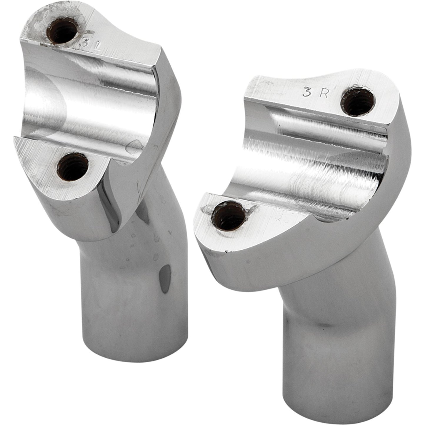 Harddrive Forged Handlebar Riser Pullback Chrome  3.5" H57-6075CF-3.5_238911