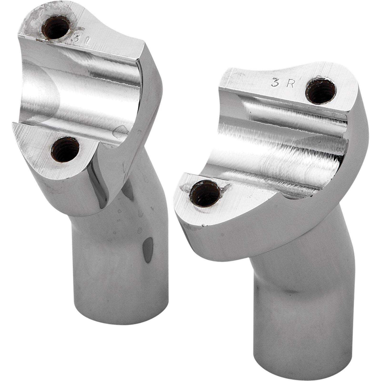 Harddrive Forged Handlebar Riser Pullback Chrome  3.5" H57-6075CF-3.5_238911