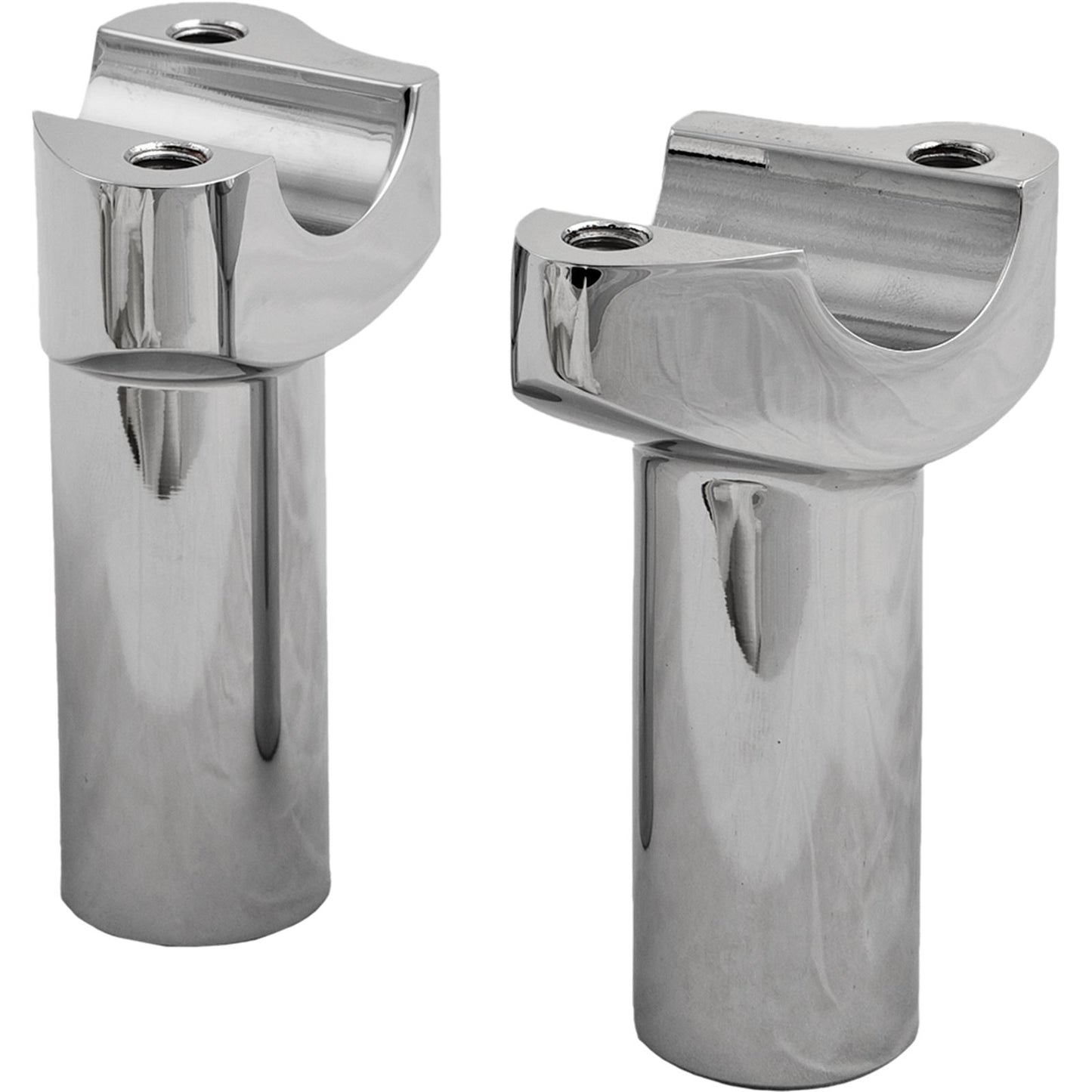 Harddrive Handlebar Risers Alum Straight Chrome  3.5" 04-517_239117